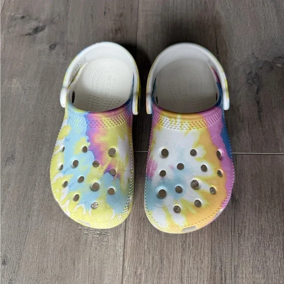 CROCS Colorful Tie dye Kids C10 - Picture 3 of 7